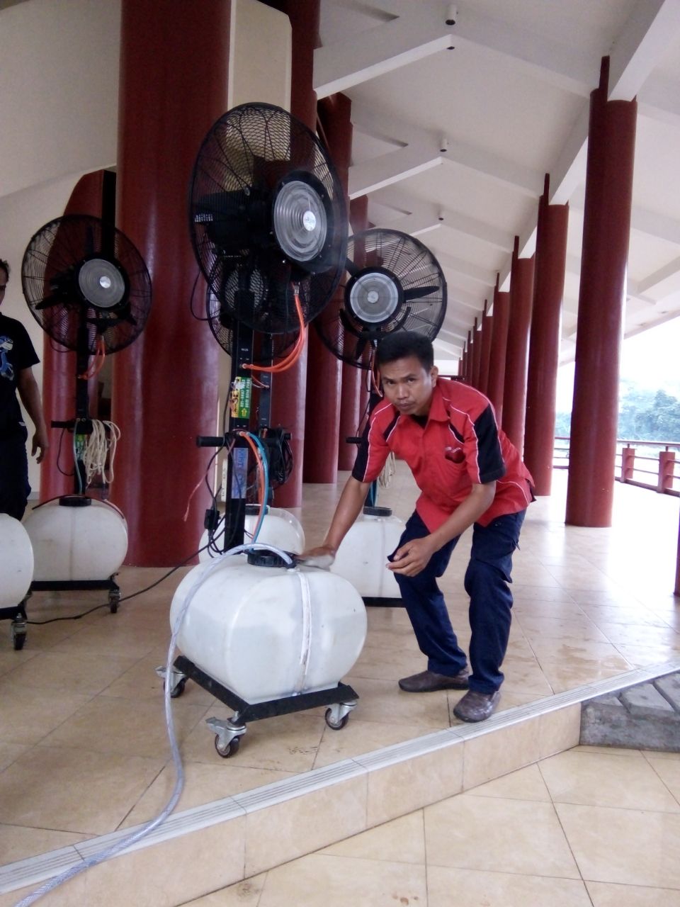 Perawatan Kipas air/ Cooling Fan - Sewa AC Standing